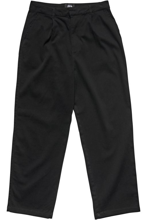 Stussy Womens Lowry Chino Pants Black - GFZPY5210